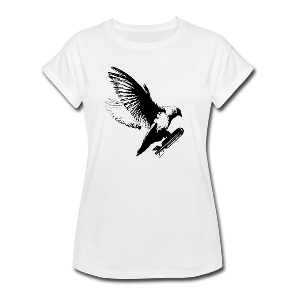 Dove Bomb graphic T-Shirt - white