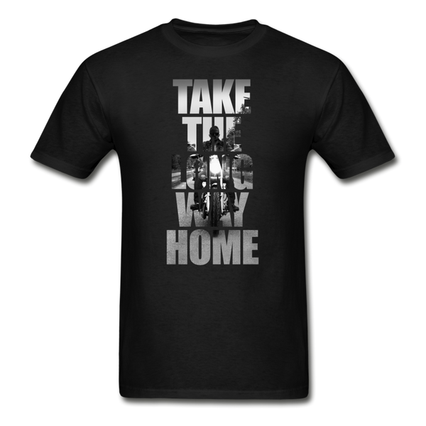 Take the long way home graphic T-Shirt - black
