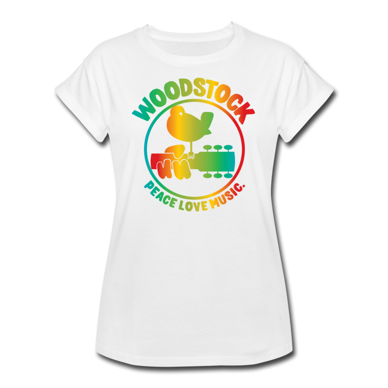Woodstock rainbow graphic T-Shirt - white