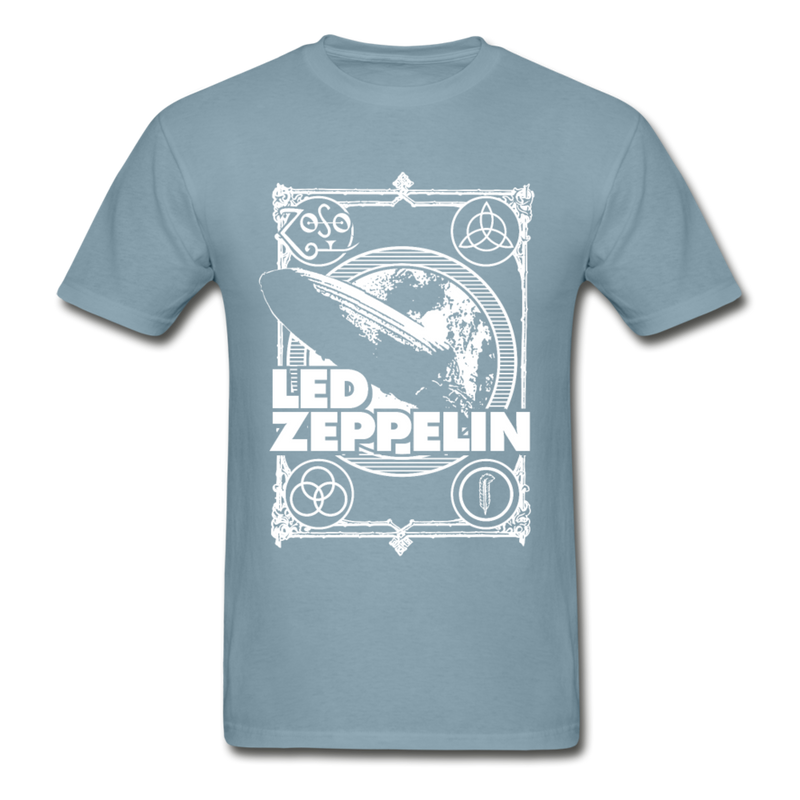 Led Zeppelin No3 graphic T-Shirt - stonewash blue