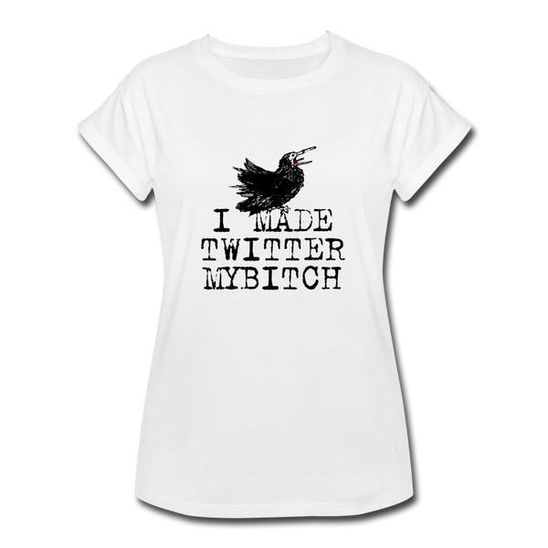 I made twitter my bitch Graphic T-Shirt - white