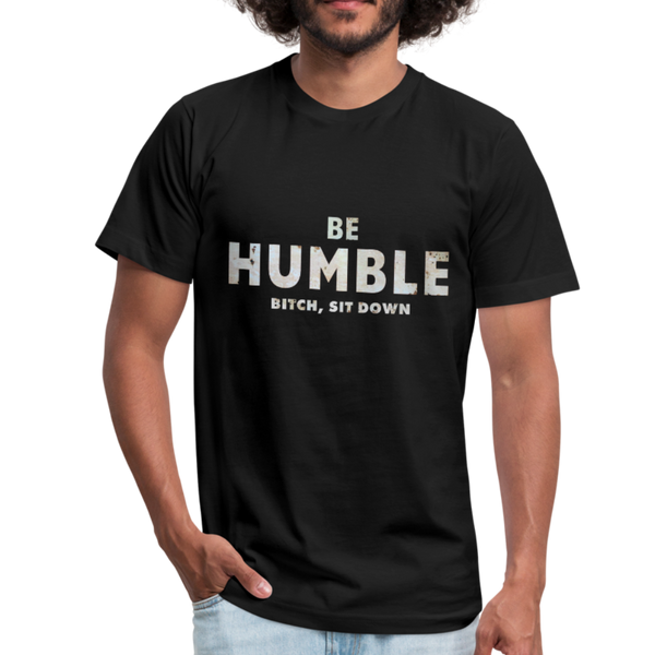 Be Humble Men's Graphic Tee - black