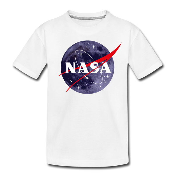 NASA logo Kids' Tee - white