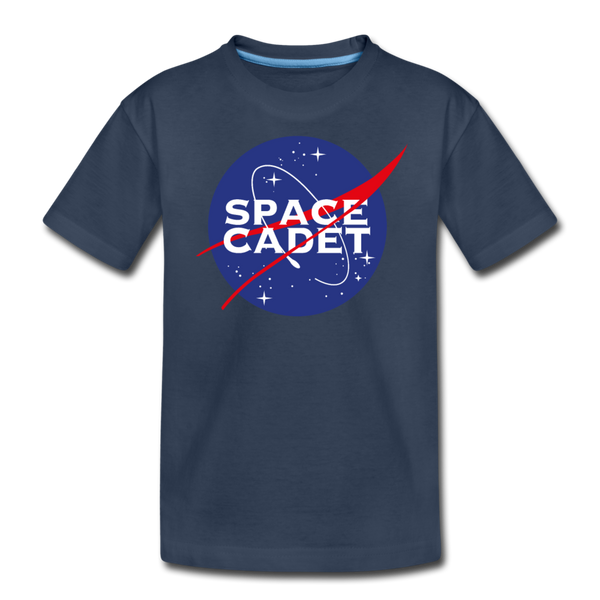 NASA Space Cadet Kid’s Premium Organic T-Shirt - navy
