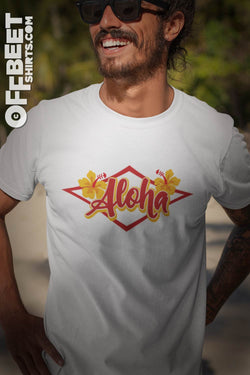 Aloha Mens Cool tee - white