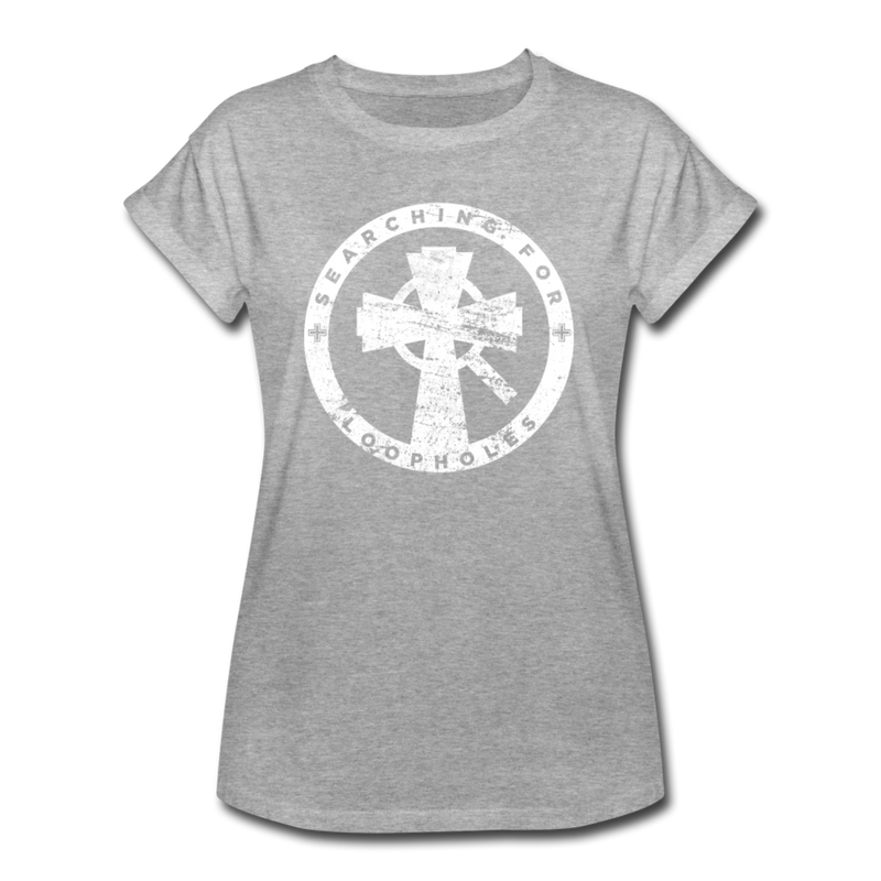 Searching for loopholes graphic T-Shirt - heather gray