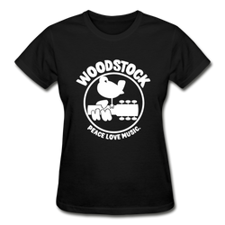 Woodstock graphic T-Shirt - black