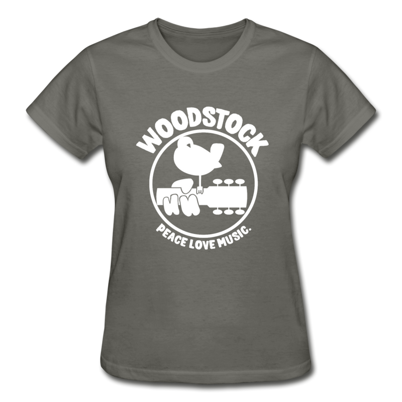 Woodstock graphic T-Shirt - charcoal