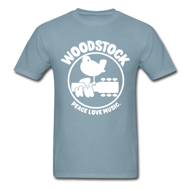 Woodstock graphic T-Shirt - stonewash blue
