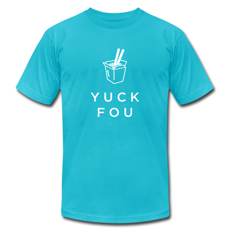 Yuck Fou Women’s Funny Graphic T-shirt - turquoise