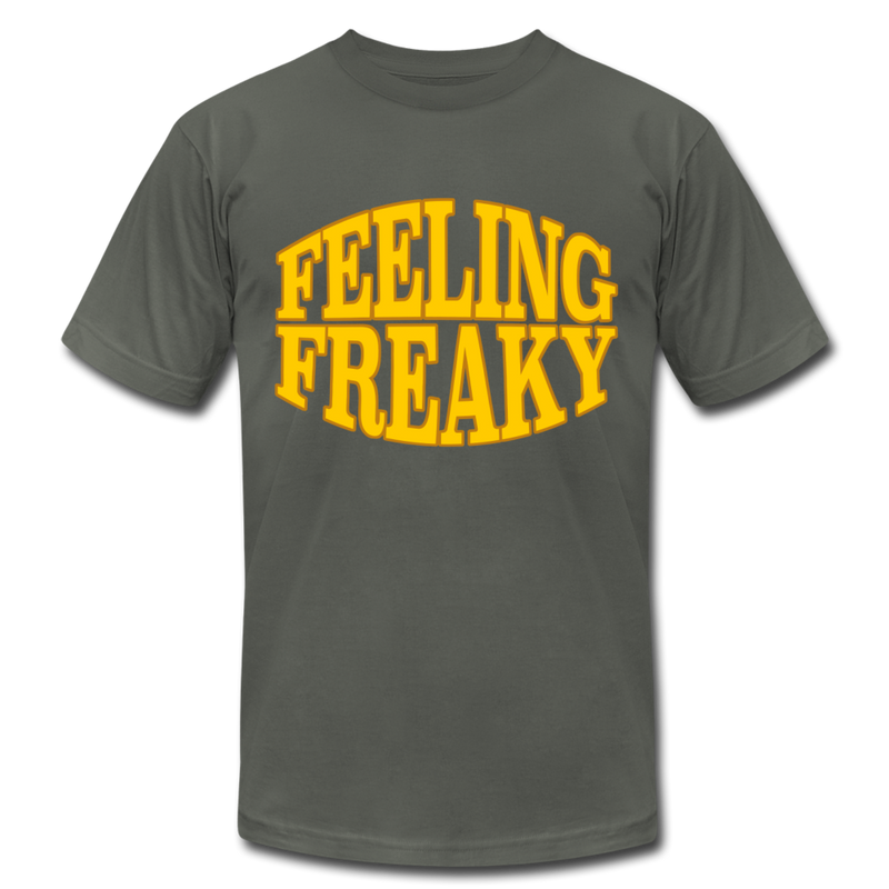 Feeling Freaky Womens Feunny Graphic Tee - asphalt