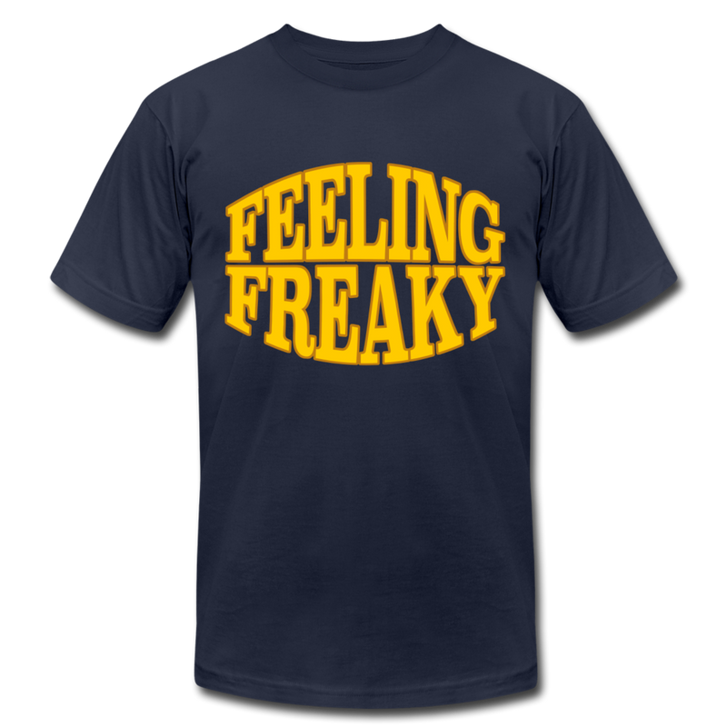 Feeling Freaky Womens Feunny Graphic Tee - navy