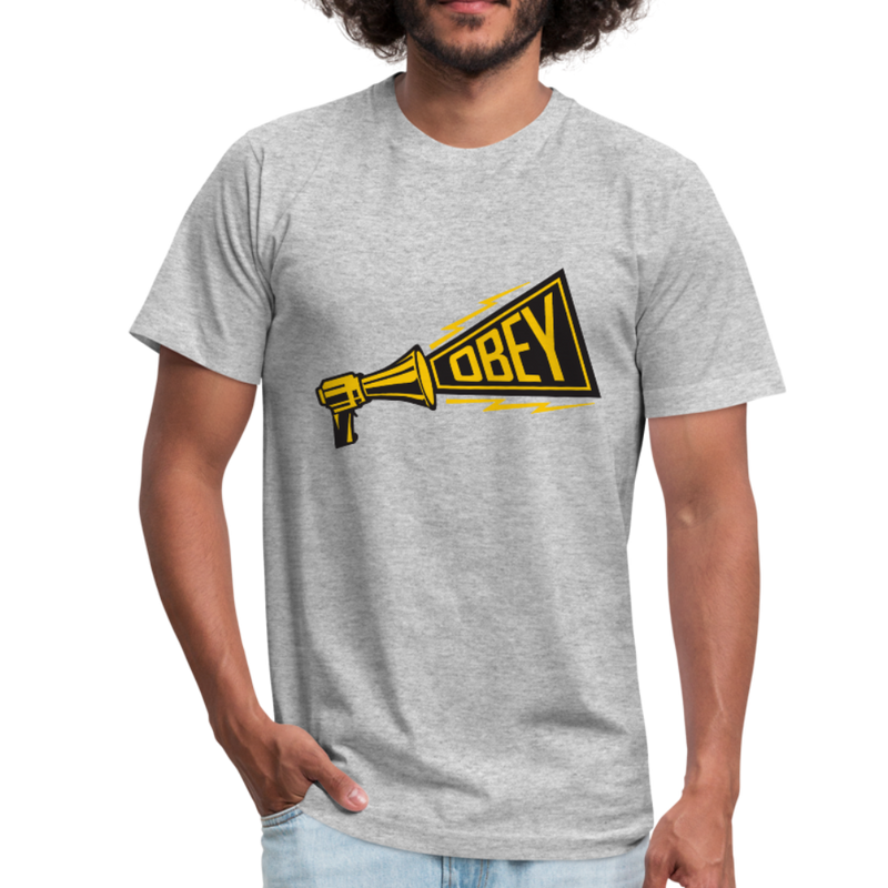 Obey Mens Graphic Tee - heather gray