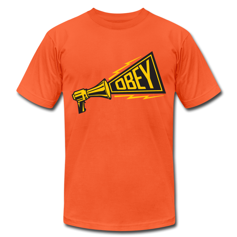 Obey Mens Graphic Tee - orange