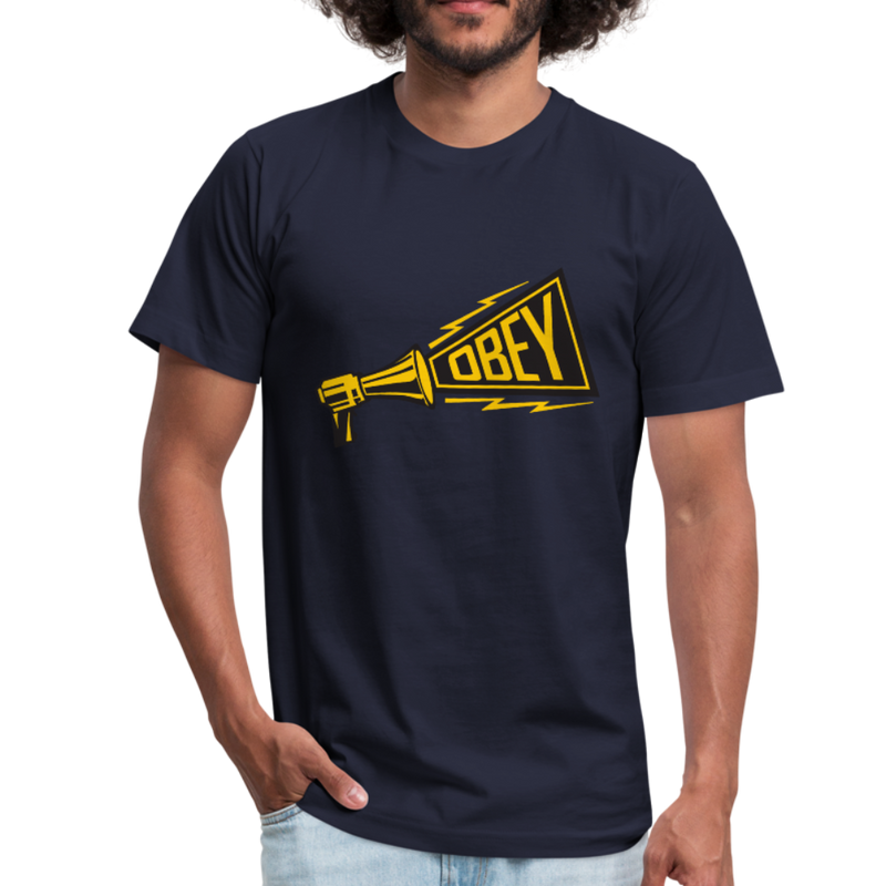 Obey Mens Graphic Tee - navy