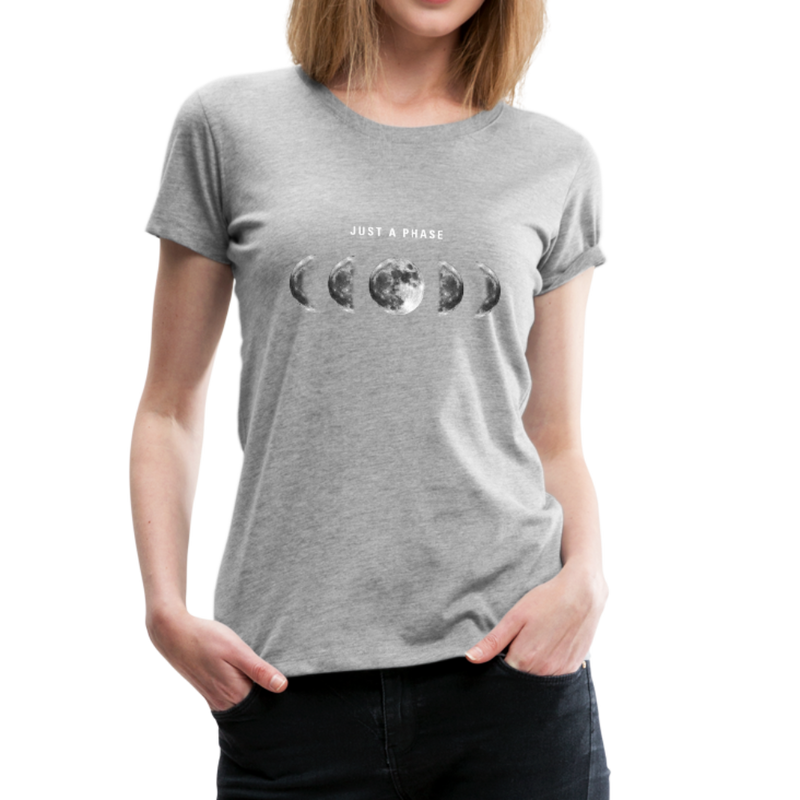 Just a Phase Women’s Graphic T-Shirt - heather gray