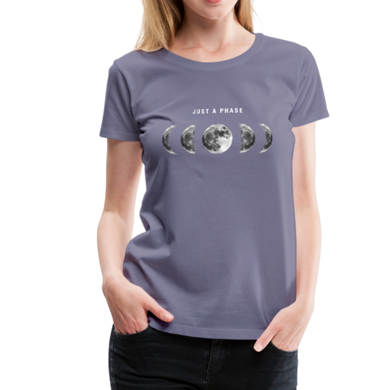 Just a Phase Women’s Graphic T-Shirt - washed violet