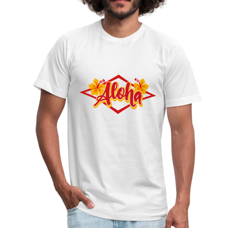 Aloha Mens Cool tee - white