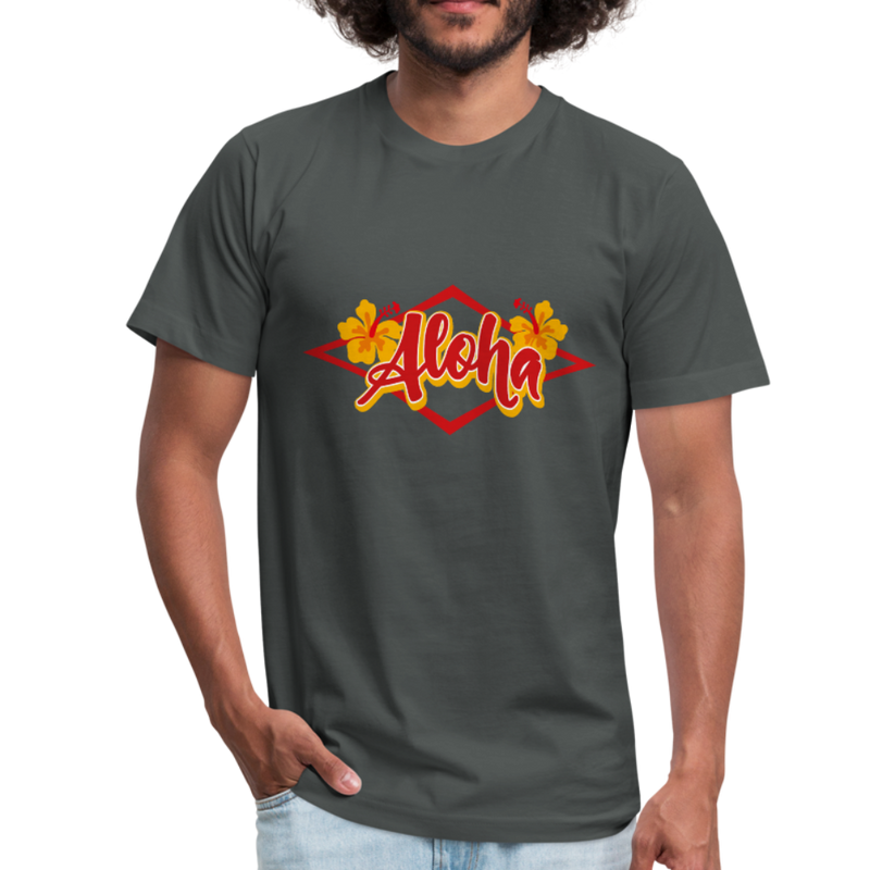 Aloha Mens Cool tee - asphalt