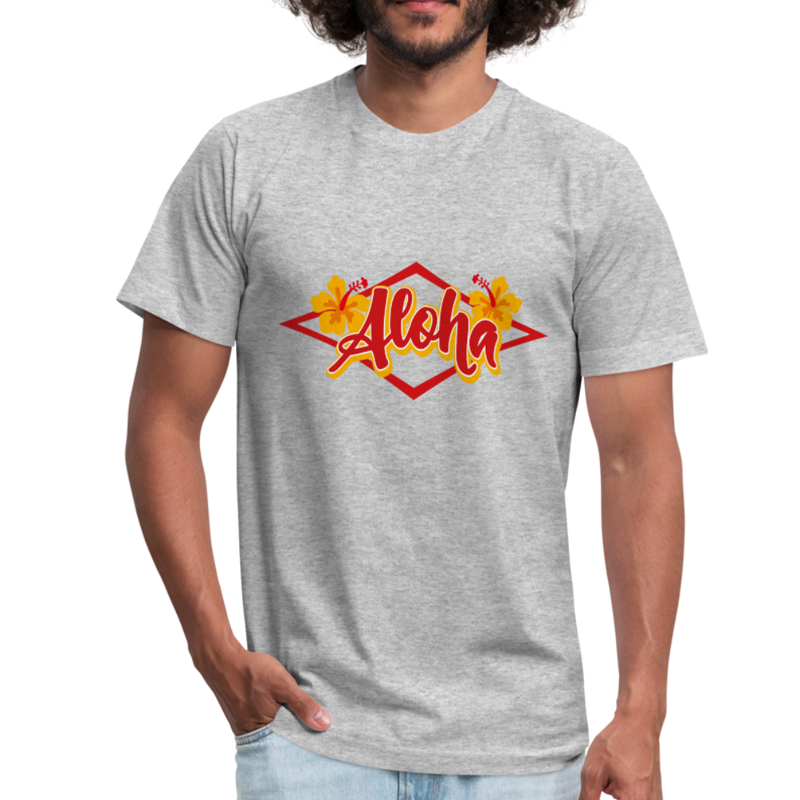 Aloha Mens Cool tee - heather gray