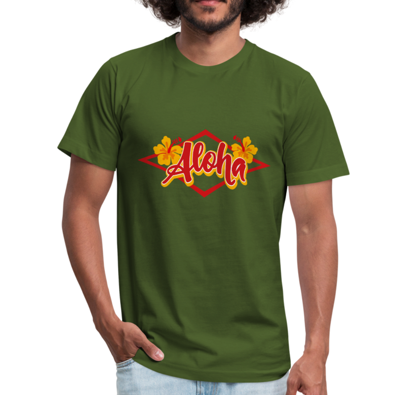 Aloha Mens Cool tee - olive