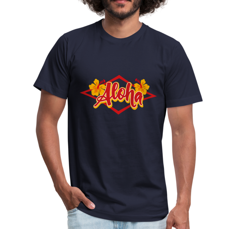 Aloha Mens Cool tee - navy