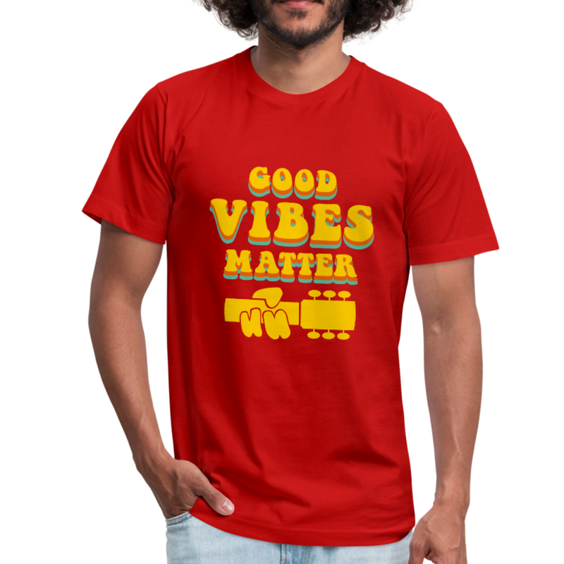 Good Vibes Matter Men's Tee - red